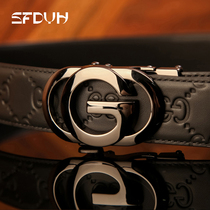 SFDYH brand Belt Mens 2021 New Tide leather automatic buckle business versatile luxury leisure belt
