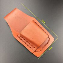 Combination outer frame opening hardware tool holder wrench special leather case manual double-head portable light dead fastener