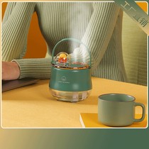 Cute Double Sprinkler Tide Duck Fresh Moisturizing Air Humidifiers Home Desk Face Small Spray Large Capacity Tide