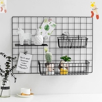 Grid photo wall decoration bedroom shop grid frame simple milk tea shop practical Wall convenient layout desk exhibition