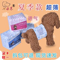 Little dog diapers Teddy pet courtesy with diapers male dog sanitary pants menstruation aunt towel