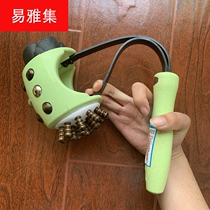 Suitable for the new ball magnetic wooden massage hammer manual acupressure meridian health beat back hammer massager
