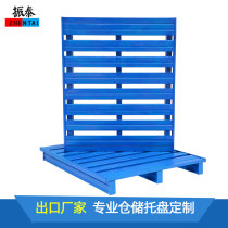 Iron pallet forklift heavy storage shelf rectangular steel metal iron card plate moisture-proof pad warehouse warehouse stack