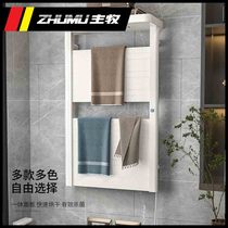 Electric towel rack Carbon fiber heating drying rack bathroom electric heating towel rack plate towel hanging