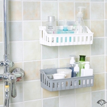Hanging storage basket Toilet drain hanging basket Toilet soap shower gel Plastic bathroom shelf free of holes