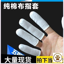 Glove female spring half finger cotton cute knitted cartoon warm student writing Dew finger cold Autumn Spring