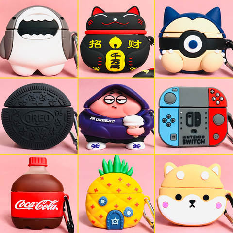Snorlax Oreo Nintendo Coca-Cola iPhone AirPods Case for AirPods 5