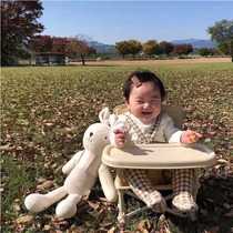 ins childrens dining chair folding baby baby outdoor multifunctional beach small chair portable photo artifact 0-6 years old