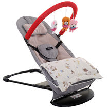 Baby rocking chair coaxed artifacts newborn baby sleeping cradle with doll sleeping in a soothing chair lounge