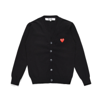 PLAY COMME des GARCONS Kawakubo Ch Classic Love Cardigan Sweater Men and Women
