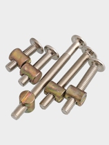 Hardware woodworking combination assembly furniture installation fixed wooden bed M8 accessories screw nut set cross connector