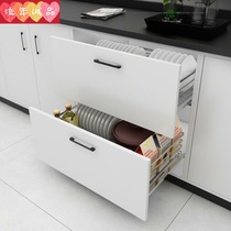  Cabinet dishes pull basket 500 pot blue 550 built-in double layer 600 bowl rack 650 cabinet 850 kitchen drawer pull