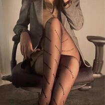 Fishnet socks jk black silk with diamonds student white silk bow White Stockings female sexy Tasco ins