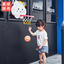 Baby basketball frame indoor childrens household suction cup hanging childrens shooting toy non-hole mini wall-mounted