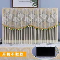 TV set dust cover new 55 50 65 inch cloth modern simple TV cover 2021 high-end