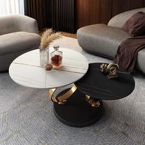 Willpower Light Lavish Rockboard Creative Rotating Tea Table Nordic Net Red small family type minimalist modern living room Circular new