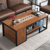 Tea table small family type minimalist modern office Gongfu tea Several table domestic integrated tea table for home small tea table