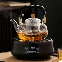 Tang Shu Liang cooking teapot Household steam glass cooking Teapot Net Celebrity office Puer electric pottery stove steaming Teapot