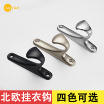 Nordic clothes hook household wall wall coat hook bedroom clothes single hook toilet wardrobe indoor small hook