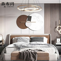 Nordic wind bedside decoration pendant wall decoration creative model room living room wall decoration iron metal three-dimensional porch Wall