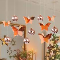 Opening Decoration Ball Festival Daily Necessities Butterfly Ceiling ceiling hanging decoration Decorative Arrangement Shop Shop Window Pendants Dress