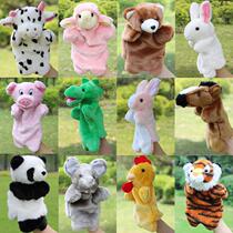 Kindergarten Duozodiac Hand Puppet Toy Animal Gloves Hand Doll Finger Doll Cartoon Plush Doll