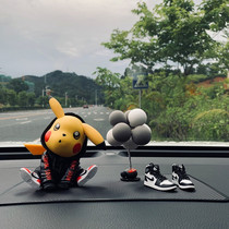 AJ car ornaments creative personality hand car decoration car doll Net red sneakers high-end car interior jewelry tide