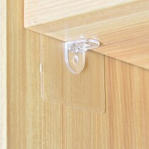 Punch-free support wardrobe layered partition layer support triangle bracket layer support rack load-bearing right angle paste
