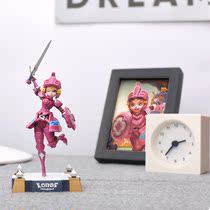 IGG official Kingdom era heroes hand-held victory version Rose Knight physical model ornaments spot around