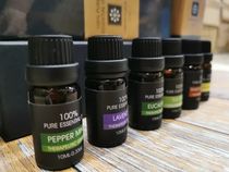 Certified rest assured with export tail single box six bottles of pure plant unilateral essential oil aromatherapy massage oil