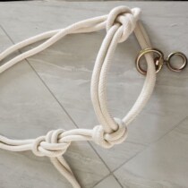  Halter Head ring Cow faucet dragon sleeve Neck sleeve Cow reins Special rope Tie horse Simple tie cow cow horse horse reins