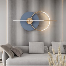 Nordic luminous iron wall hanging modern living room sofa background wall decoration light luxury bedroom bedside wall pendant