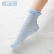 Moon Sox Summer thin Pure Cotton Postnatal Spring Autumn Loose Mouth Breathable No Lefoot Pure Cotton Mesh Pregnant Woman Socks Sit Suction sweat