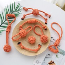 Dog toy molars bite-resistant rope knot cleaning tooth pet cotton rope toy teddy Bears Bears Bomei medium and small dog supplies
