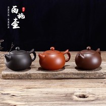 Purple Sand Pot Pure Entirely Handmade Purple Clay Bubble Teapot Ball holes Sisch Kettle Fly to use the pots small pot home office
