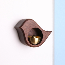 Japanese solid wood simple Net Red Wind Bell magnetic suction door type Wind Bell Bird door reminder Bell creative gift