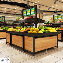 Yonghui supermarket shelf vegetable and fruit display rack Heavy new type of fruit and vegetable shop commercial vegetable rack multi-layer shelf