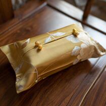 Chinese pump box living room car Lotus flower-style tissue package towel package paper towel package paper towel bag