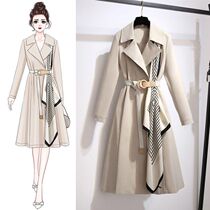 Trench coat women long 2020 Autumn new fashion fashion fashion temperament casual spring and autumn coat coat