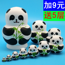 Russian trekking 10 floors pure handmade creative gift wood products shake-up gift pendulum toy puzzle