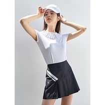 Golf short skirt fashion pleated skirt summer college style half-body skirt anti-light golf clothing womens clothing