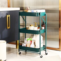 Storage rack multi-level floor-to-ceiling trolley kitchen kitchen under table bedroom dormitory cosmetics bedside snack rack