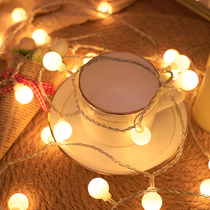 LED small color light battery Romantic interior decoration stars flash light string light bulb net red light bed arrangement starry sky