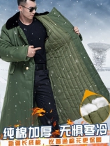 Military green cotton big clothes mens winter thickened security chiefs yellow jersey labor insurance work cotton clothing anti-cold big cotton padded jacket