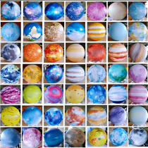 Inflatable luminous Eight Planet suspended inflatable football Balloon Expression Ball is airborne for a Cartoon Wedding