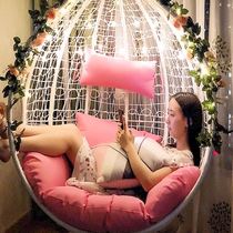 Hanging chair Bedroom Girl university dormitory bedroom Home living room Balcony Light luxury and comfortable Qianqiu indoor ins wind