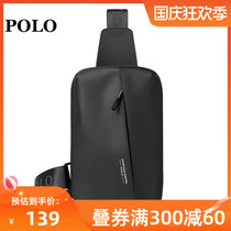 Polo shoulder bag mens large capacity Oxford cloth fashion casual small backpack mens bag shoulder bag chest bag