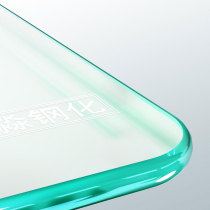 Dining table tempered glass household coffee table rectangular 2cm rounded corner customized paint countertop table table square shape