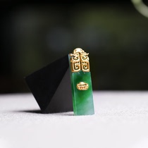 Yongdexiang ice jade no matter brand pendant inlaid with 18k neck ornaments live special shot
