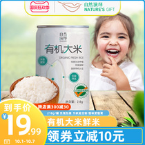 Natural interpretation of organic fresh rice baby grain nutritious porridge rice baby porridge food supplement northeast rice canned